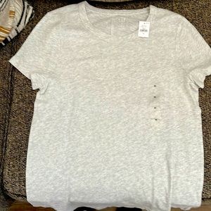 GAP tee. Back stitching. Oatmeal color. Medium. Brand new with tags